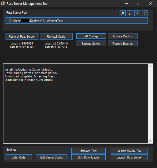 Reinstall Oxide Button Installed State